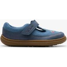 Blue First Steps Children's Shoes Clarks Flash Grow Toddler Wide Fit - Blue