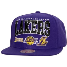 Mitchell & Ness NBA Lila Snapback Keps Los Angeles Lakers Champ Stack Purple