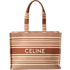 Celine Bags Celine Cabas Thais Large Canvas Tote - Gold