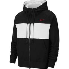 Nike Men Cardigans Nike Men's Air Full-Length Zipper Cardigan Fleece - Black
