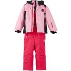 Skiing Children's Clothing Peak Mountain Girl's Ski Suit Fanae - Rose
