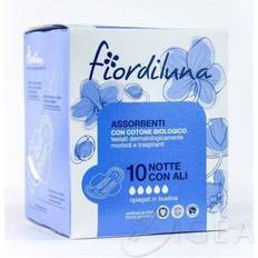 Protezioni Mestruali Assorbenti Ultra Notte con Ali In Puro 10 Pezzi