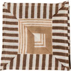 Liinat & Kankaat Tell Me More Ella Lautasliina 50x50 cm Hazelnut-ruudullinen