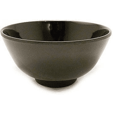Hancock Black Melamine Oriental Rice Soup Bowl
