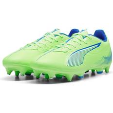 Grøn Fodboldstøvler Puma Ultra 5 Play Soft Ground Football Boots - Apple/Hvid