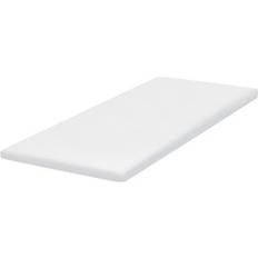 Fundas de colchón Beliani Cubrecolchón Espuma 90 x 200 cm Blanco Calm Funda de colchón Blanco
