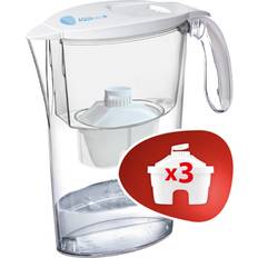 TM electron 2.3L Transparent Plastfilterkanna Set of 4 Kanna
