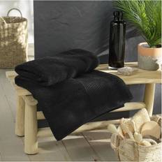 Textiles Drap 90x150 cm Tendresse Noir Serviette de bain Noir (90x90cm)
