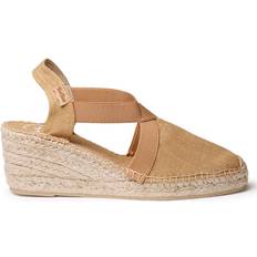 Men - Yellow Low Shoes Toni Pons Ter Honey Linen Wedge Pull On Espadrille Shoes