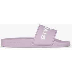 Givenchy Sko Givenchy Women's Slide Flat Sandals in Rubber - Orchid Purple