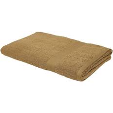 Textiles Today Drap En Coton 90 x 150 cm Serviette de bain Bronze, Marron (90x90cm)