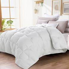 Textiles Grand Froid Microfibres 140x200 cm Blanc Couette