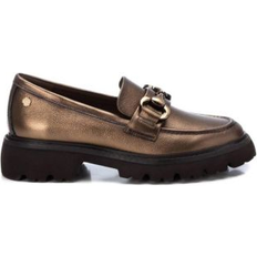 Dame - Guld Mokkasiner XTI Carmela Leather Collection Women's Penny Loafers - Bronze