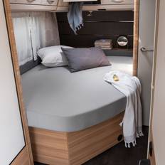 Walra Travel Jersey Stræklagen 160 x 210 cm Lagen Grå