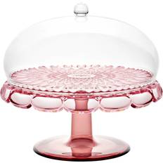 Kakfat Guzzini Cake Stand With Dome Vanity All Flamingo Pink Soporte para pasteles