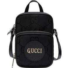Gucci Umhängetaschen Gucci Off The Grid OTG Leather Nylon Handbag - Black