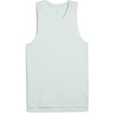 Puma Herr Linnen Puma Graphic Mesh Running Singlet Top - Blue