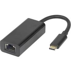 Deltaco USB-C 3.1 Network Adapter 10/100/1000Base-T(X) x 1