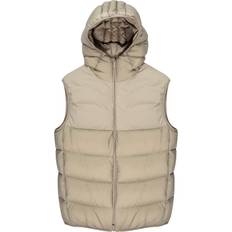 Moncler Västar Moncler Bresse Hooded Down Gilet - Light Beige