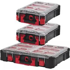 Milwaukee packout organiser Milwaukee 3 Piece Packout Organiser Case Set