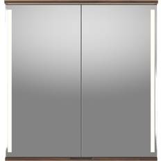 Speilskap Med LED-Lys 80 x 84 x 18 cm