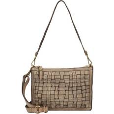 Campomaggi Edera Schultertasche Leder 25 Cm - Grau
