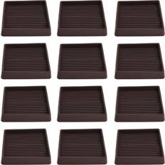Tlily 3x3 Square Rubber Furniture Caster Cups