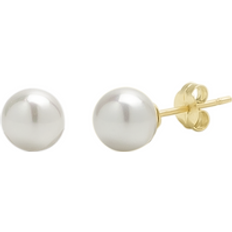 Smycken Spero London 9ct Solid Gold Pearl Stud Earrings