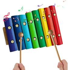 Tomtop Jms 8 Notes Wooden Xylophone Musical Instrument
