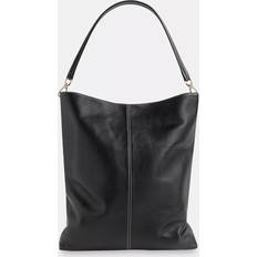 Whistles Kamil Contrast Stitch Tote Bag - Black