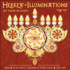Hebrew Illuminations 16-Month 2025-2026 Wall Calendar