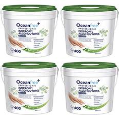 Ocean Free Pro 70% Isopropyl Alcohol Disinfection Wipes Tub of 4