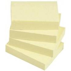 Yellow Sticky Notes 5 Star Sticky Notes Repositionable Yellow 38x51mm Pack of 12