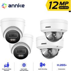 Surveillance Cameras Annke 4PCS 12MP Indoor Outdoor Security Cameras