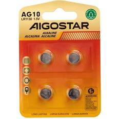 Aigostar Knapcellsbatteri AG10 LR1130 4B 1.5V