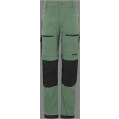 Didriksons Softshell-bukser Didriksons Kids' Kotten Zipp Off Pants - Dark Moss