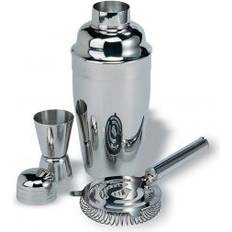 Metall Barset Stålfritt Coctailset Med Logotyp Företagsgåvor Blank Silver Barset 3st