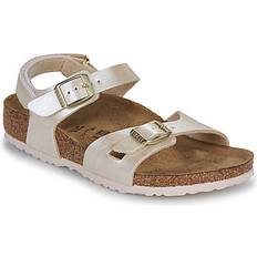 Beige Sandals Birkenstock Rio AS Kids Sandals - Graceful Pearl White