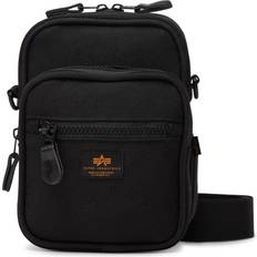 Messenger-tasker på tilbud Alpha Industries Label Messenger Bag Small - Schwarz