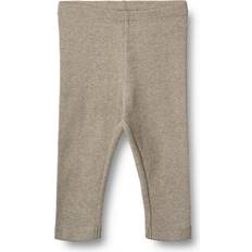 Merinoull Byxor Barnkläder Wheat Leggings Jules - Grus Melange