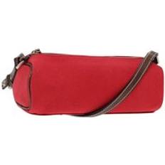 Burberry Axelremsväskor Burberry Preloved Red Canvas Leather Crossbody Bag - Women's