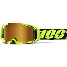 100% Armatic Motocross Goggles - Black/Yellow