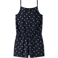 Blå Playsuits Børnetøj Name It Dot Vigga Strop Dragt F1 - Dark Sapphire