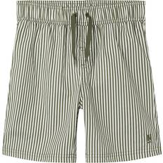 Grøn Badebukser Børnetøj Name It Badeshorts NkmZeer - Dusty Olive