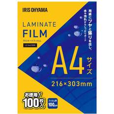 Lamination Films Iris Ohyama Laminating Film A4 Size 100 Sheets 100m