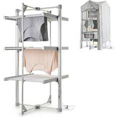 Heated clothes airer with cover DrySoon Mini 3-Tier Heated Clothes Airer And Cover Offer Bundle