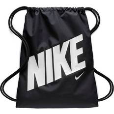 Solid Colours - Unisex Gymsacks Nike Graphic Gym Sack - Black