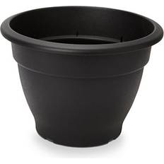 Florus Black Bell Plastic Plant Pot 38 cm 27 cm One Size
