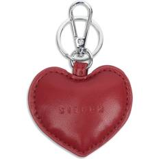 Silfen Studio Heart Charm Dam Nyckelringar - Burgundy