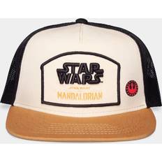 Kids The Mandalorian Mesh Trucker - White/Black/Tan
